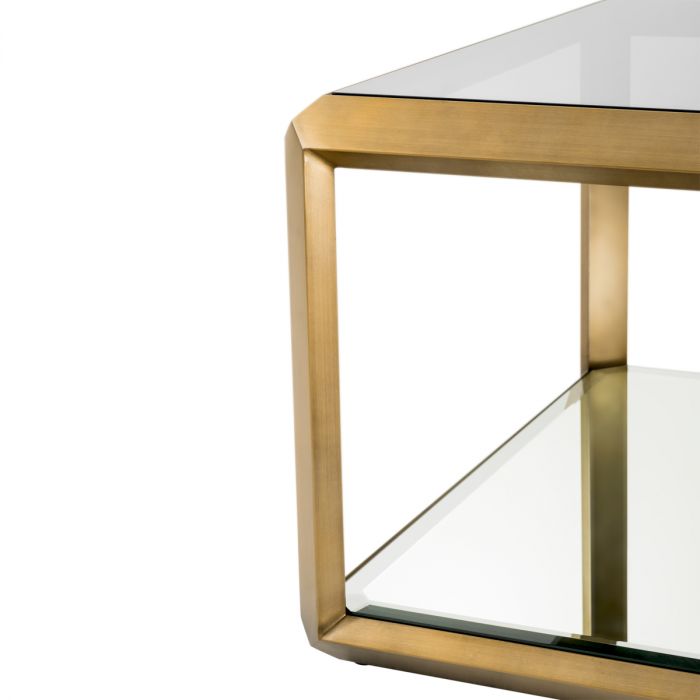 Side Table Callum brushed brass finish