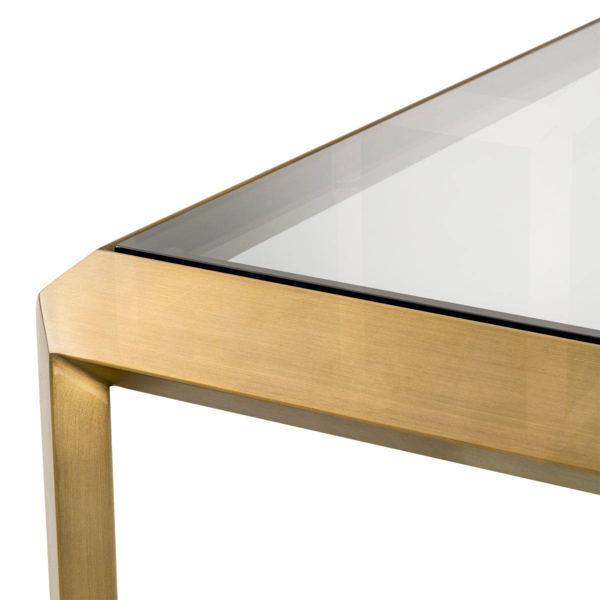 Brass Glass Box Side Table Callum | Eichholtzmh.com