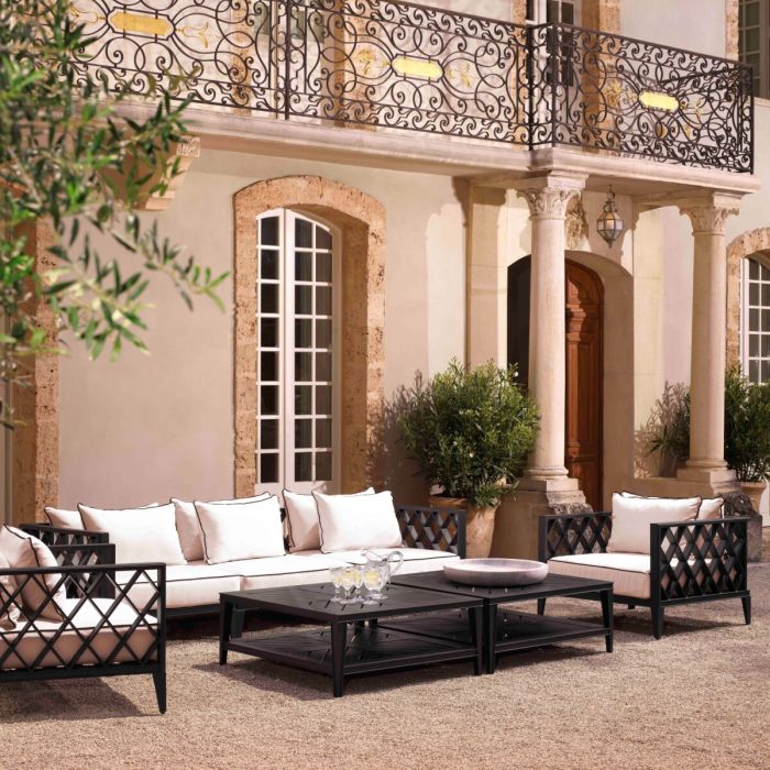 Outdoor Coffee Table Bell Rive square black