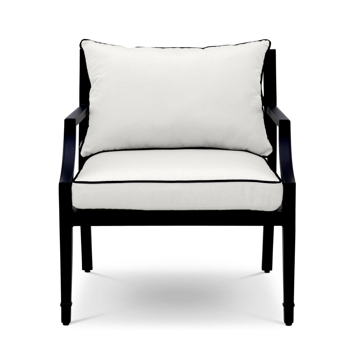 Black Outdoor Sunbrella Chair Bella Vista