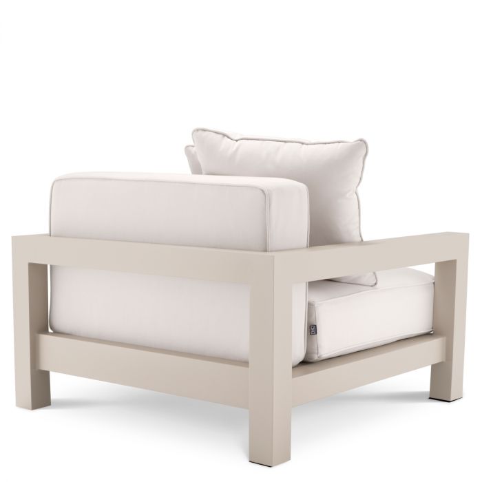 Outdoor Chair Cap-Antibes sand sunbrella canvas