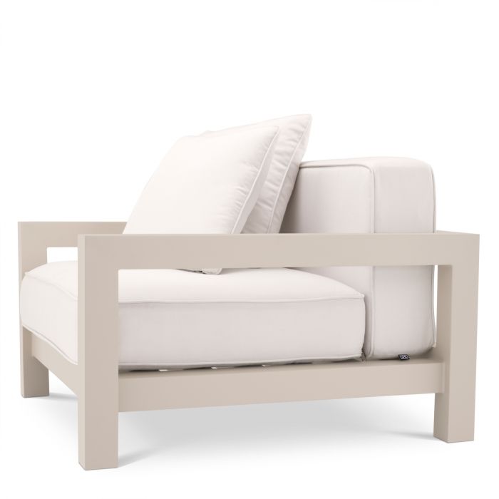 Outdoor Chair Cap-Antibes sand sunbrella canvas