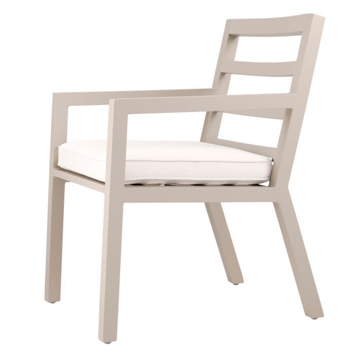 Outdoor Dining Chair Delta sand sunbrella canvas