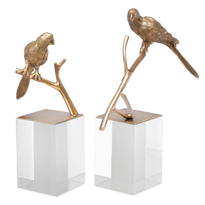 Object Morgana vintage brass finish set of 2