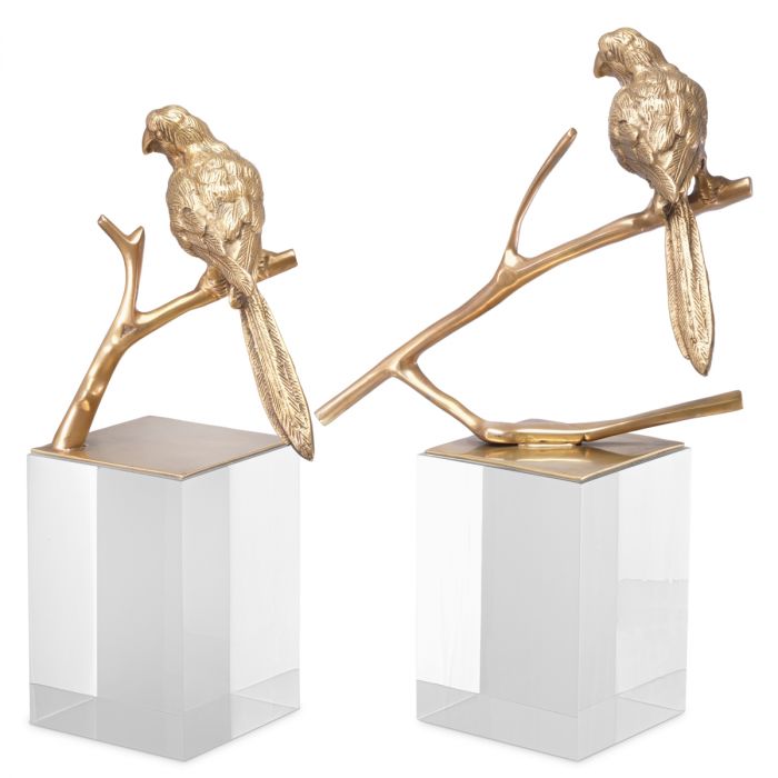 Object Morgana vintage brass finish set of 2