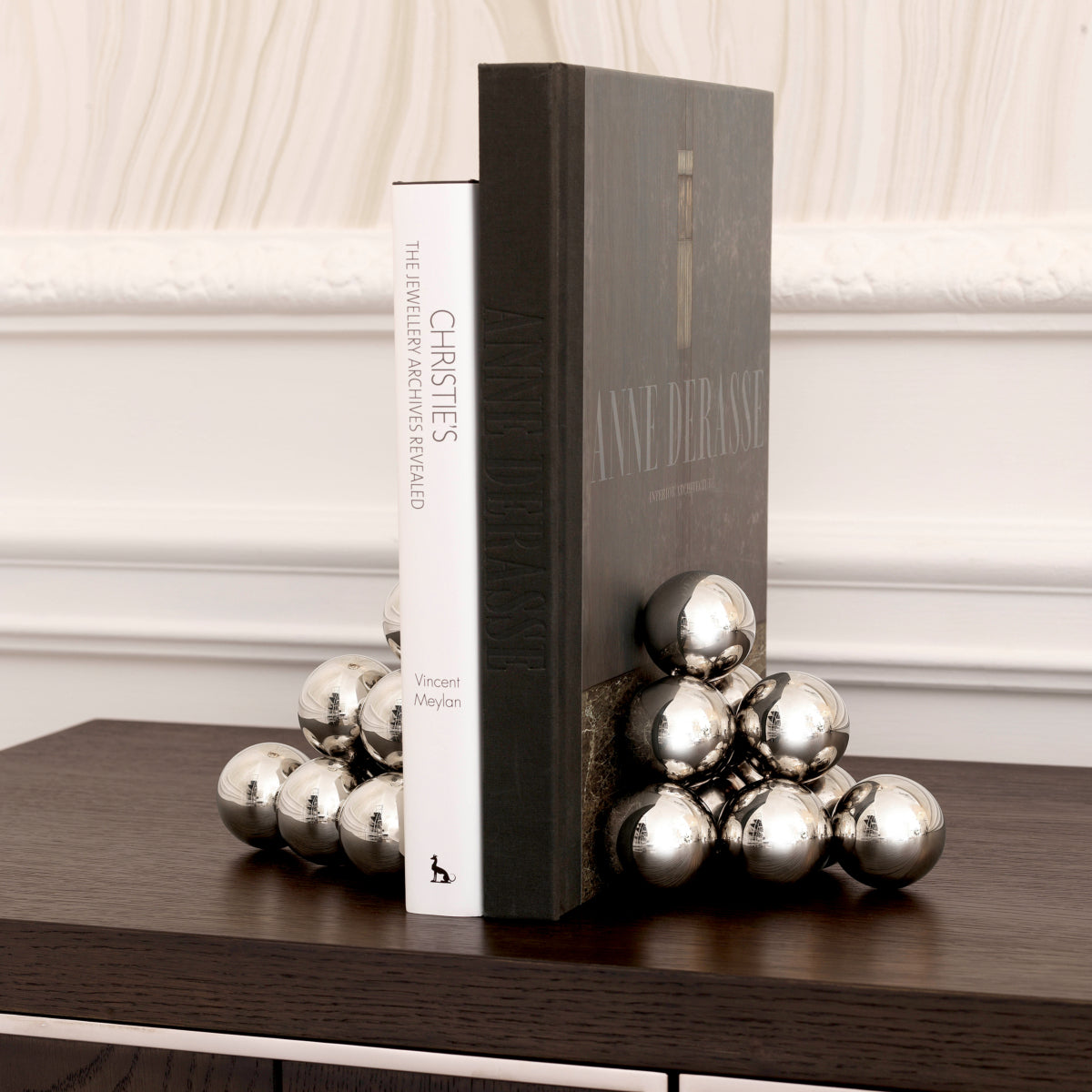 Metallic Orbs Bookend Set (2) Carioca | Eichholtzmh.com