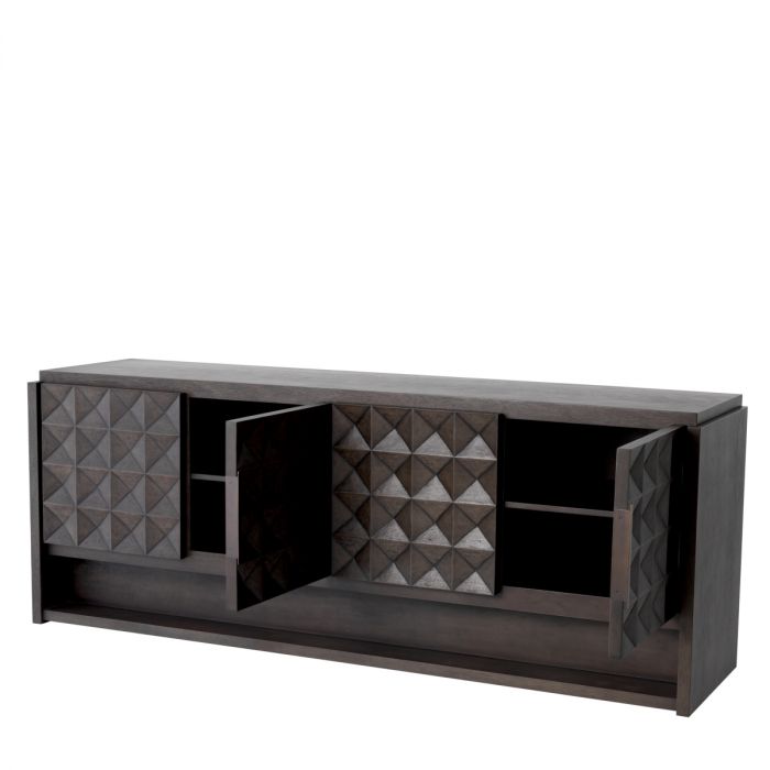 Dresser Jane mocha meranti 4 doors