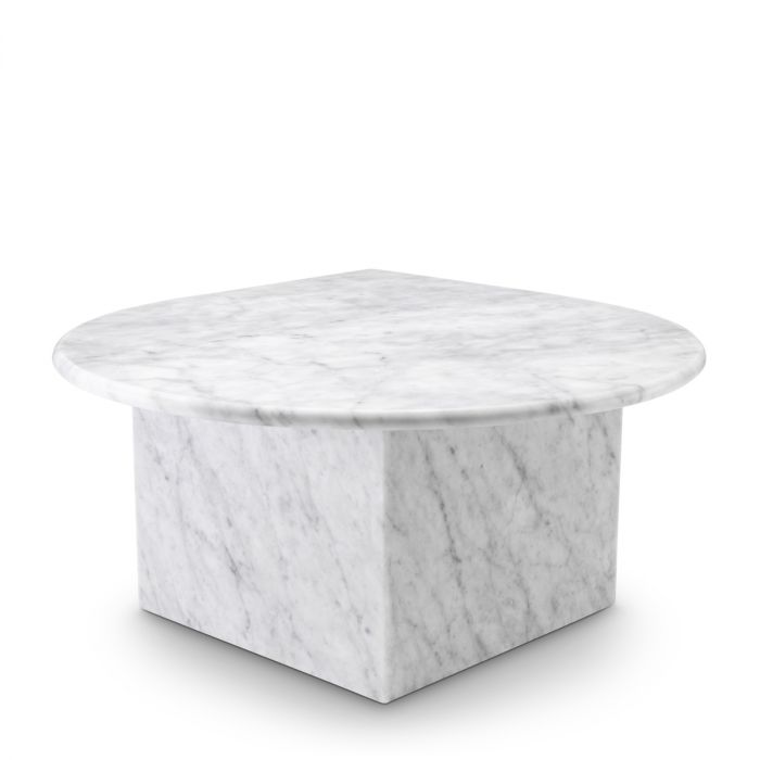 Coffee Table Naples white carrera marble set of 3