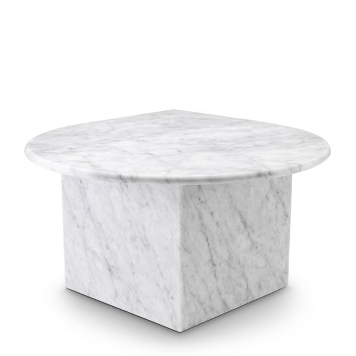 Coffee Table Naples white carrera marble set of 3