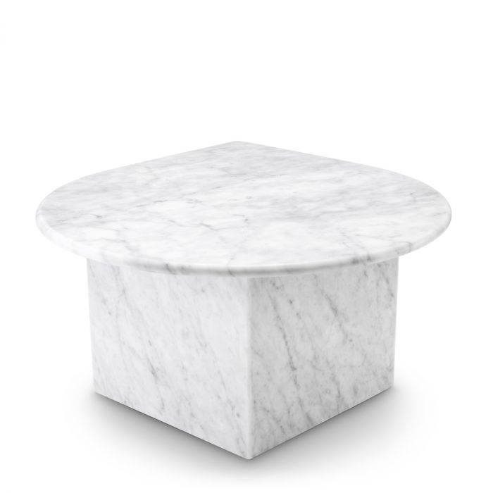 Coffee Table Naples white carrera marble set of 3