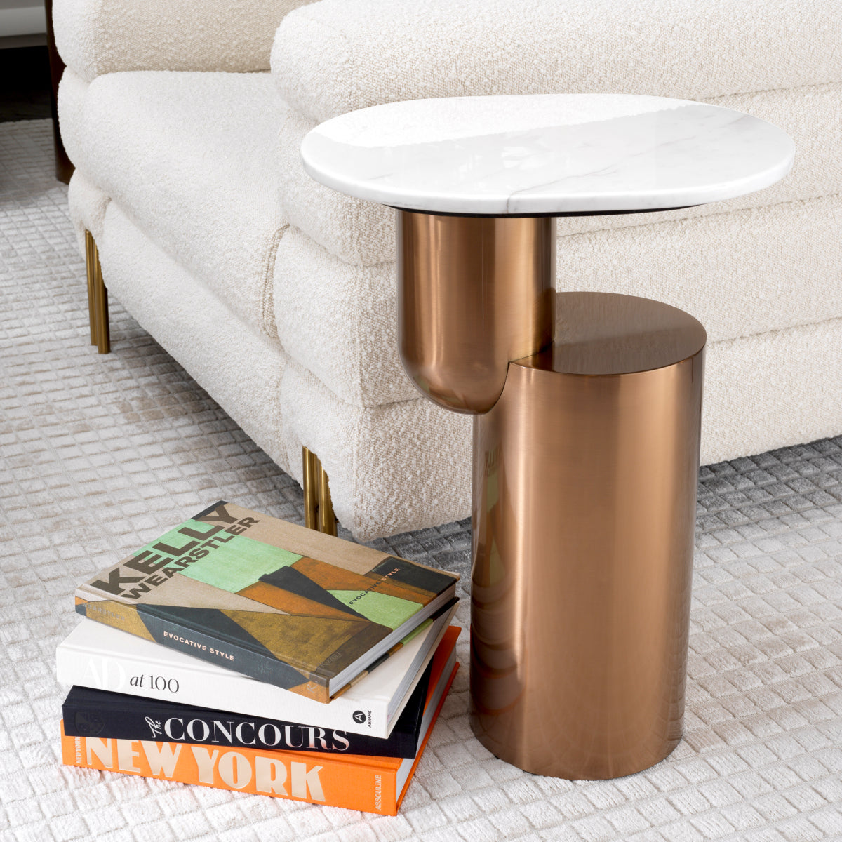 Pedestal Marble Side Table Tosca | Eichholtzmh.com