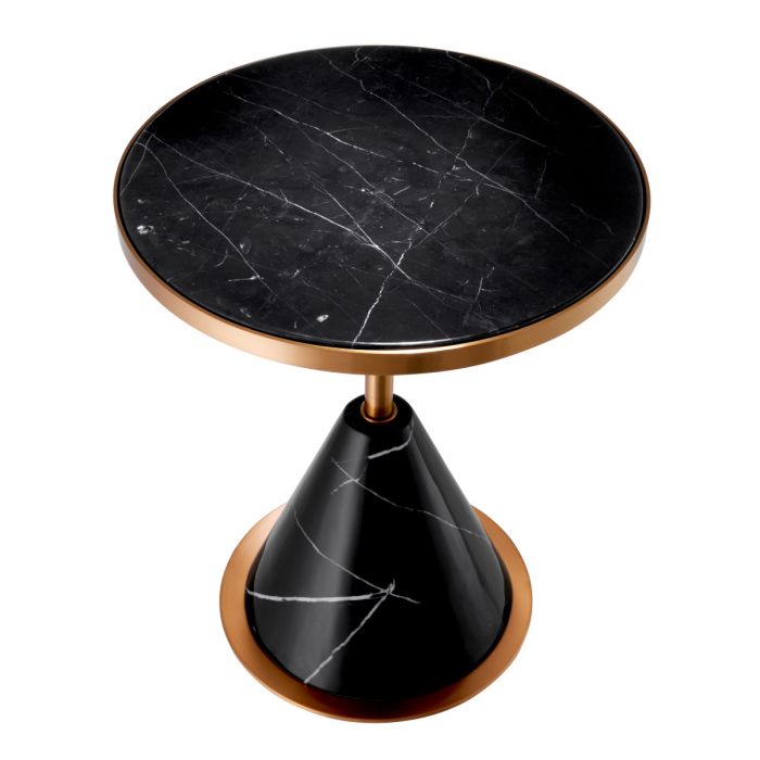 Side Table Park Lane brushed copper finish