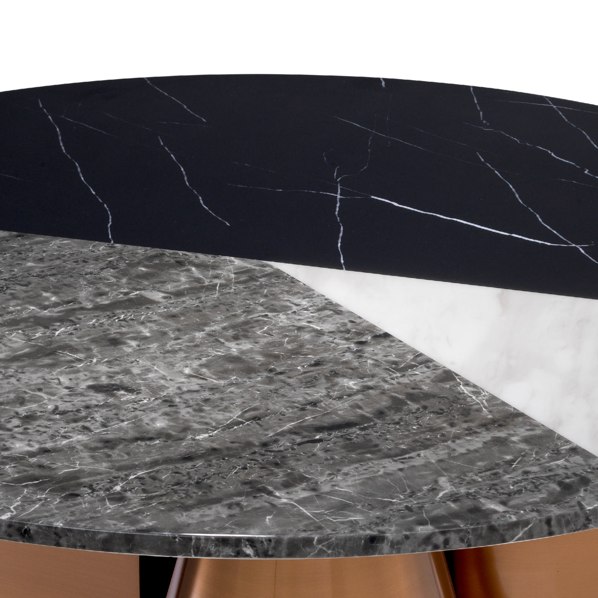 Copper Marble Coffee Table Tricolori | Eichholtzmh.com