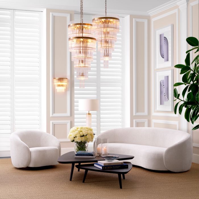 Coffee Table Lauren mocha straight oak ven S/2