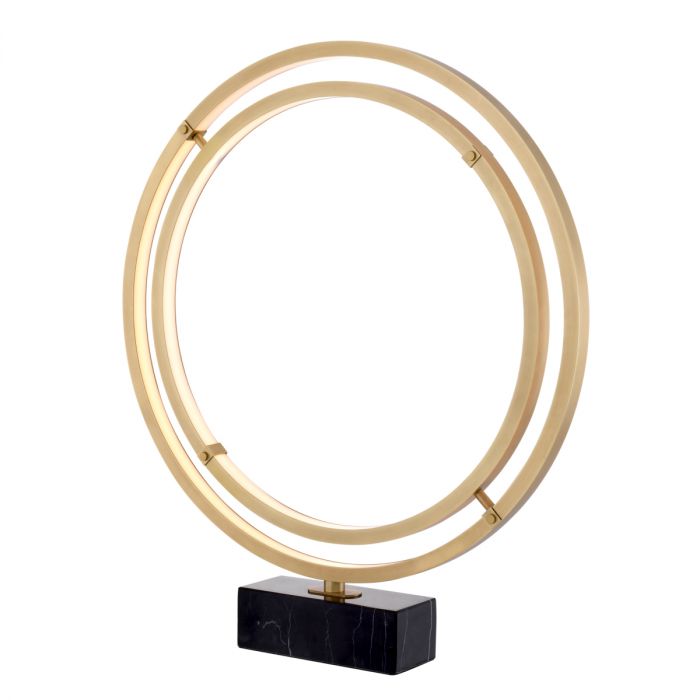 Table Lamp Cassini antique brass finish