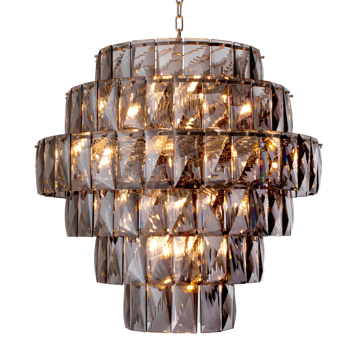 Glass Layered Chandelier L Amazone | Eichholtzmh.com