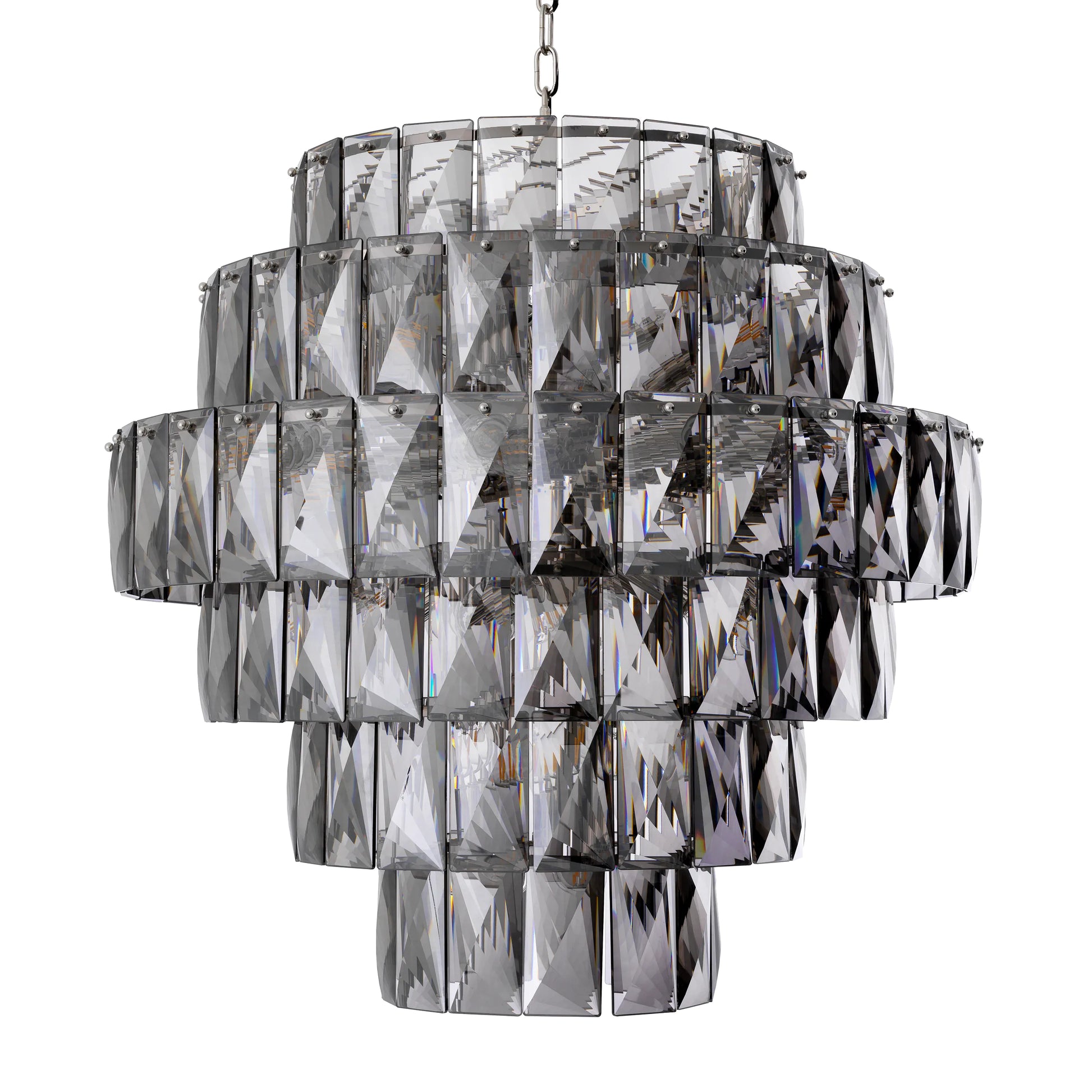 Glass Layered Chandelier L Amazone | Eichholtzmh.com