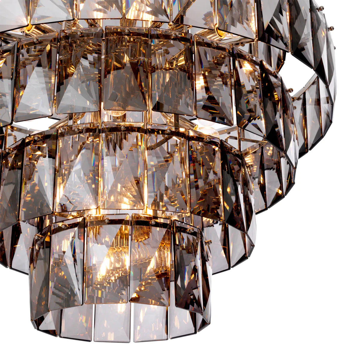 Glass Layered Chandelier L Amazone | Eichholtzmh.com