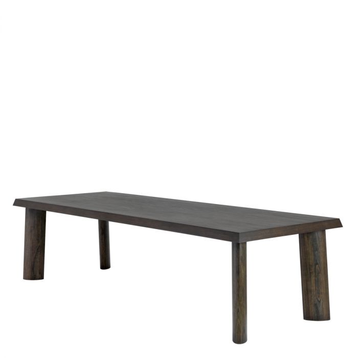 Dining Table Dune mocha straight oak veneer