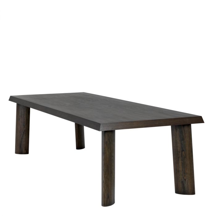 Dining Table Dune mocha straight oak veneer