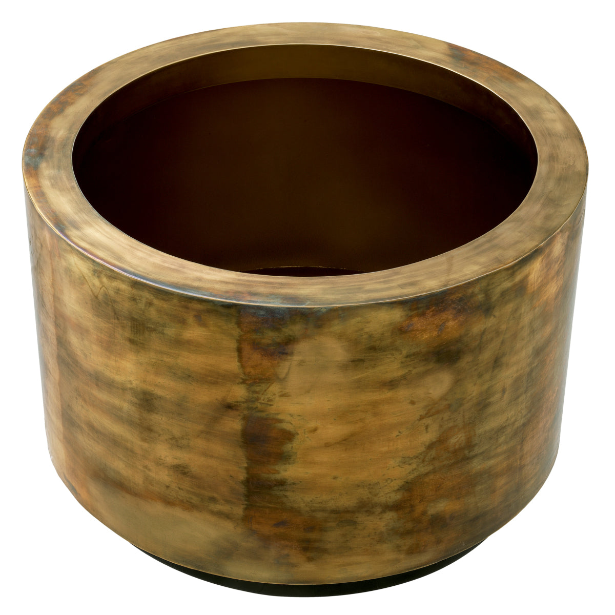 Vintage Brass Round Planter Jasper | Eichholtzmh.com