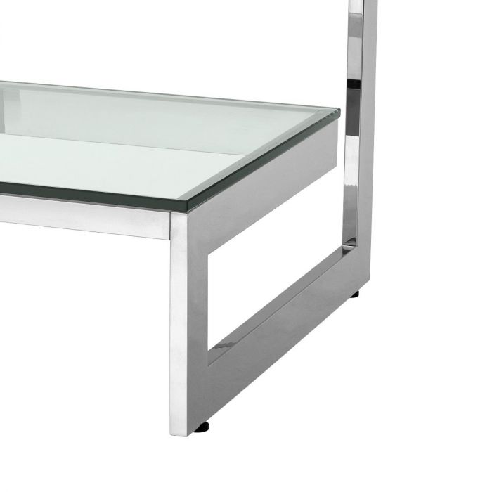 Side Table Gamma polished stainless steel