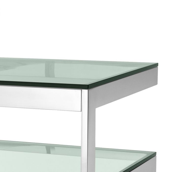 Side Table Gamma polished stainless steel