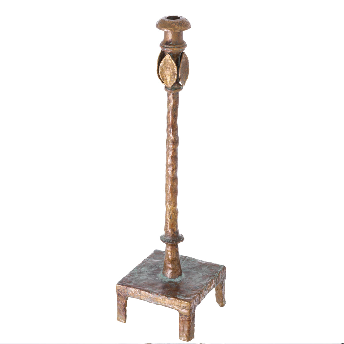 Antique Brass Candle Holder L Santoro | Eichholtzmh.com