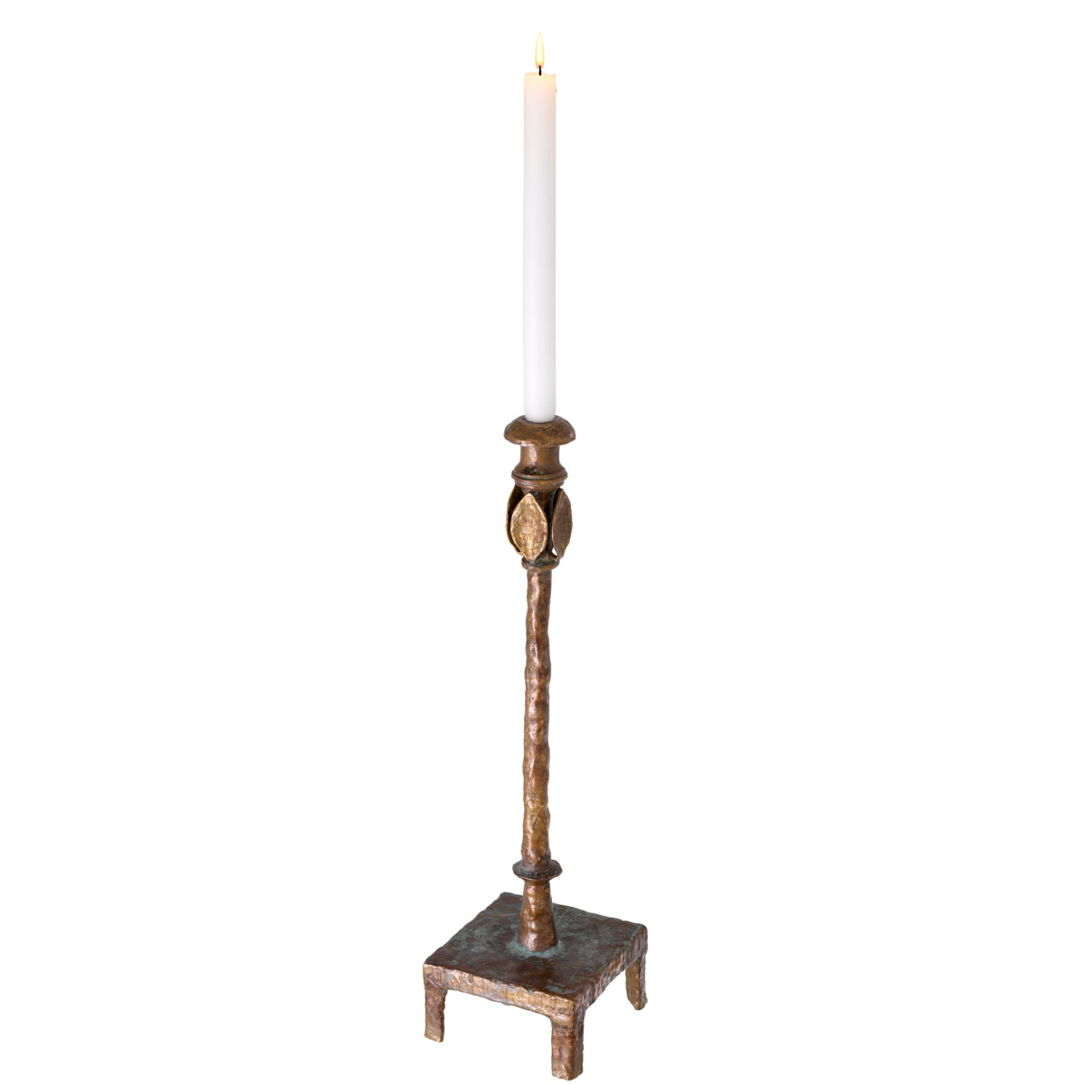 Antique Brass Candle Holder Santoro | Eichholtzmh.com