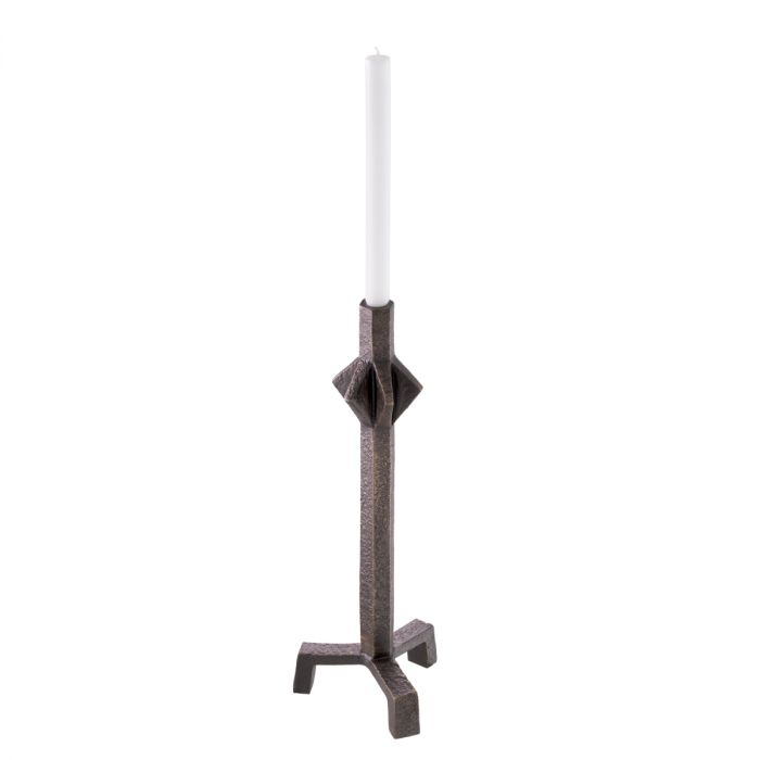 Candle Holder Conti L bronze finish
