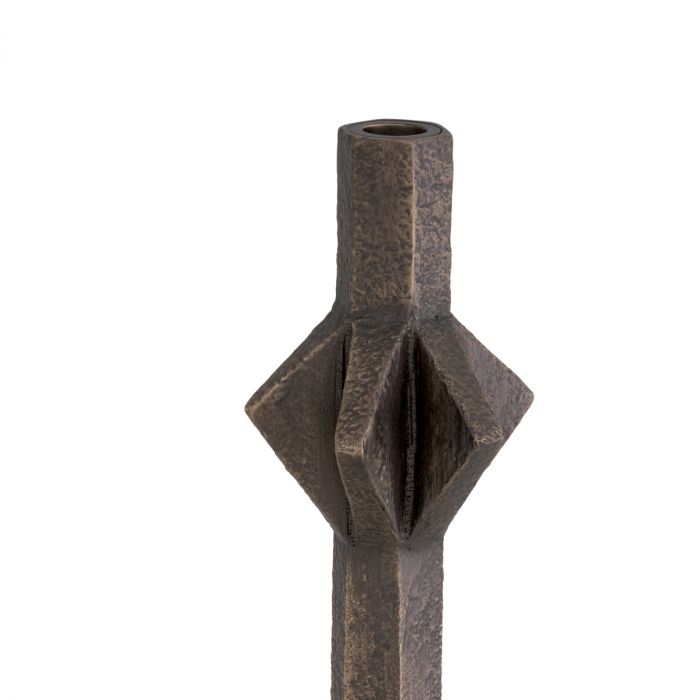 Candle Holder Conti L bronze finish