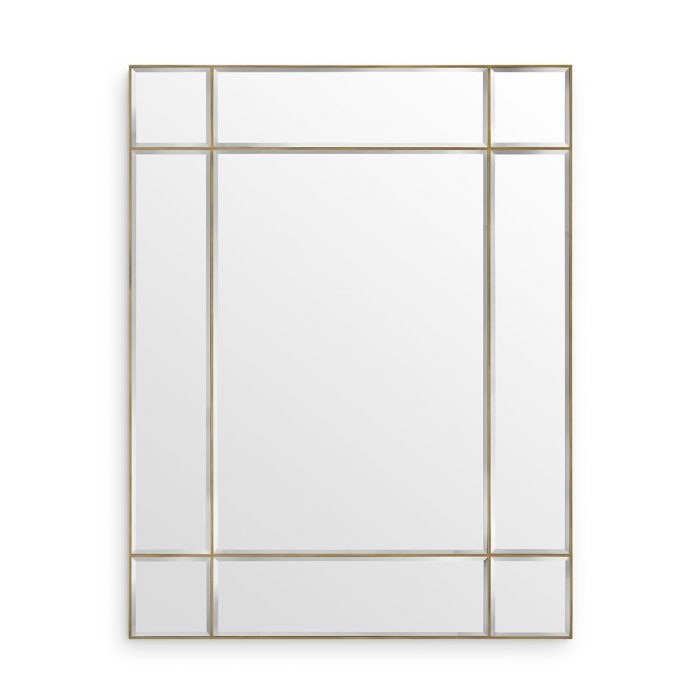 Mirror Beaumont XL vintage brass finish