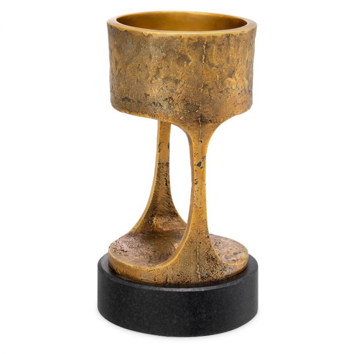 Candle Holder Bologna S vintage brass finish