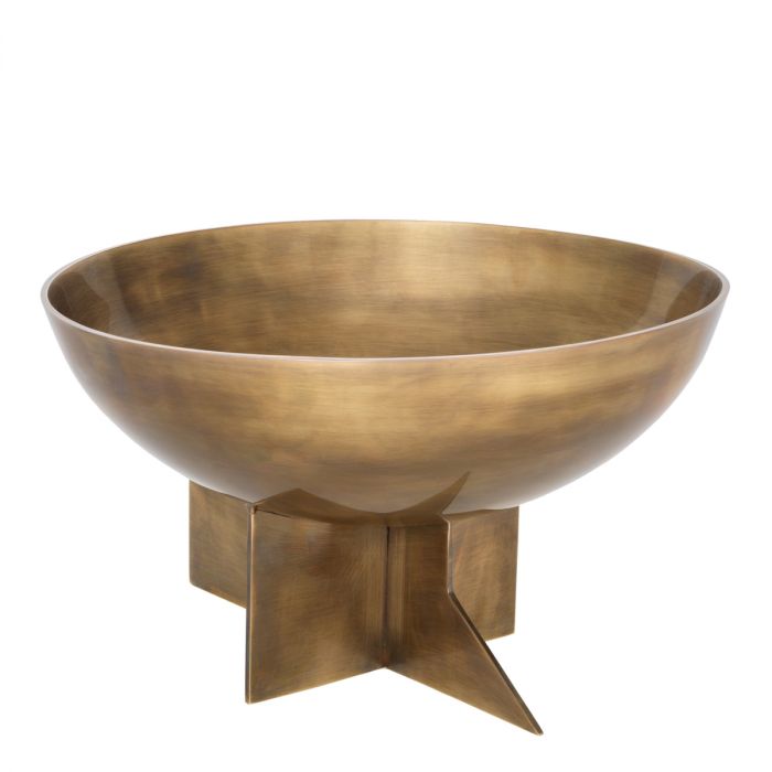 Bowl Atalante vintage brass finish