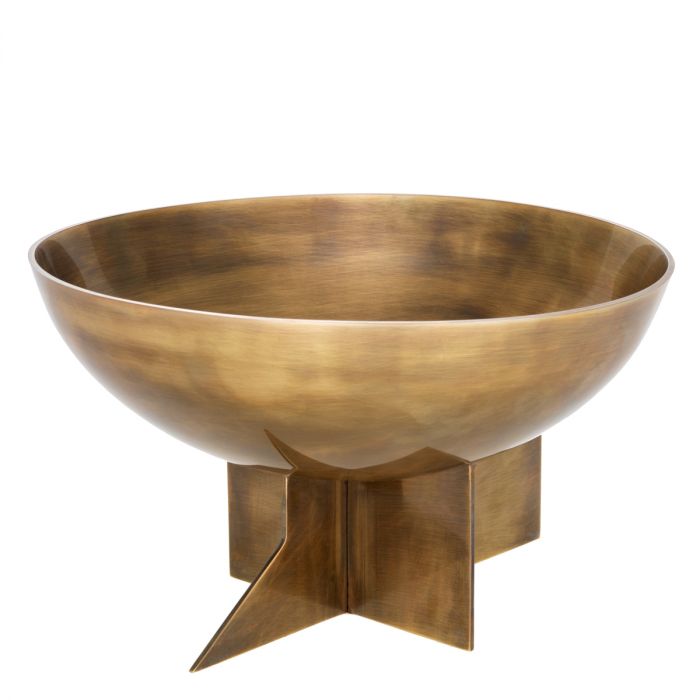 Bowl Atalante vintage brass finish