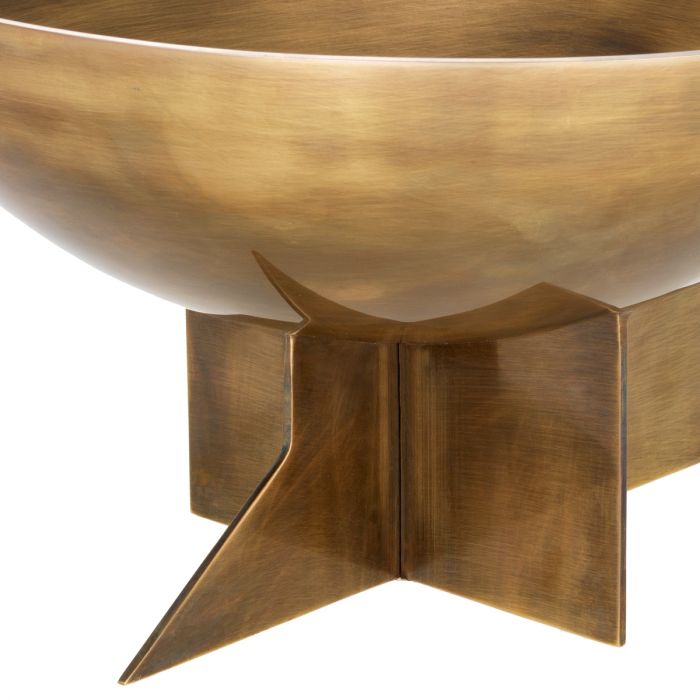 Bowl Atalante vintage brass finish