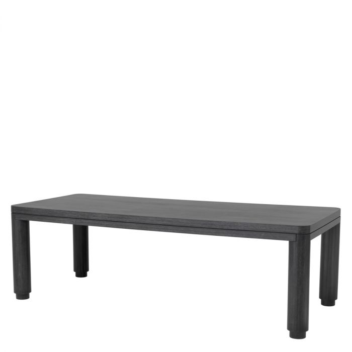 Dining Table Atelier S charcoal grey oak veneer