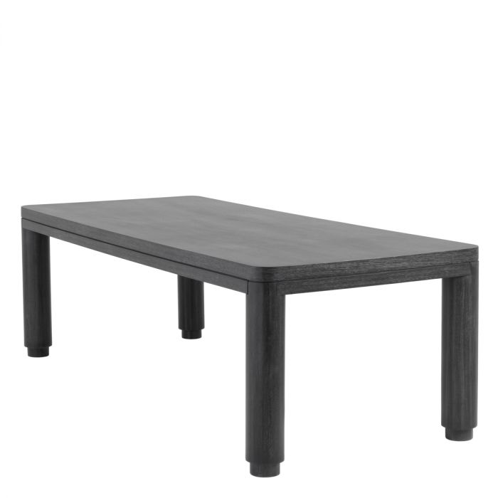 Dining Table Atelier S charcoal grey oak veneer