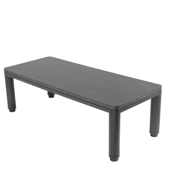 Dining Table Atelier S charcoal grey oak veneer