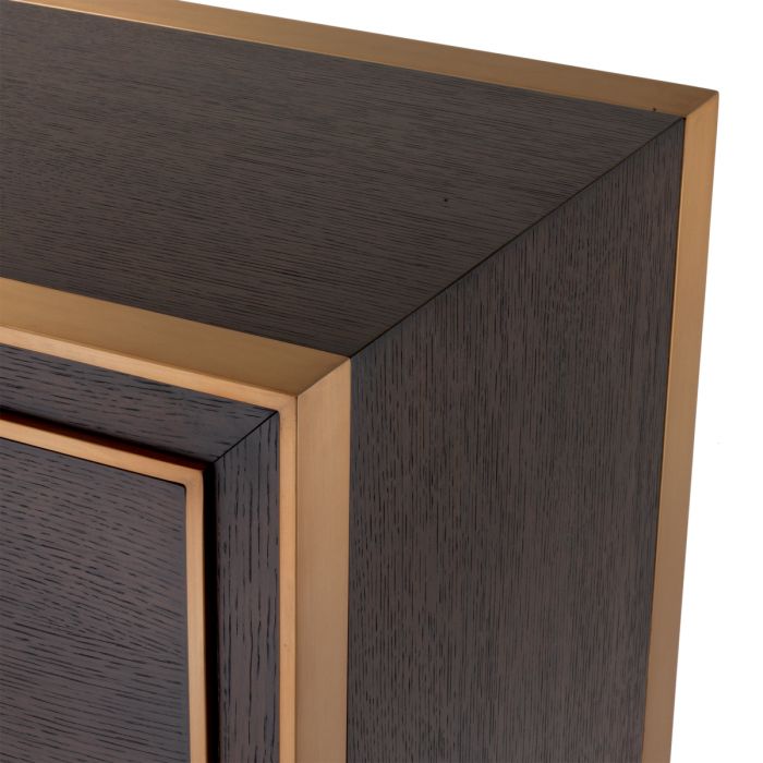 Nightstand Camelot brown oak veneer