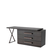 3 Drawer Oak Desk Sanderson | Eichholtzmh.com