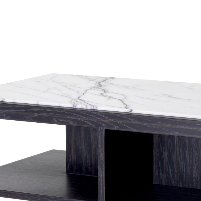 Side Table Miguel charcoal grey oak veneer