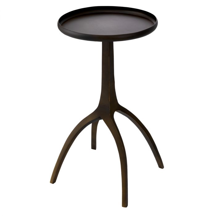 Side Table Laura bronze finish