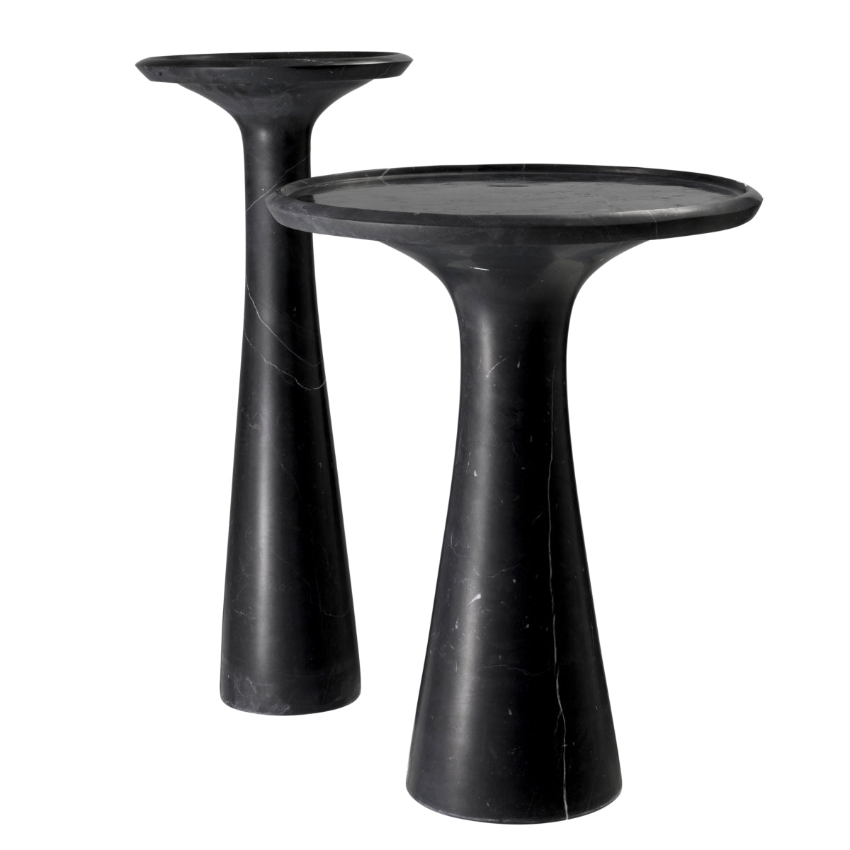 Black Marble Side Table High Pompano | Eichholtzmh.com