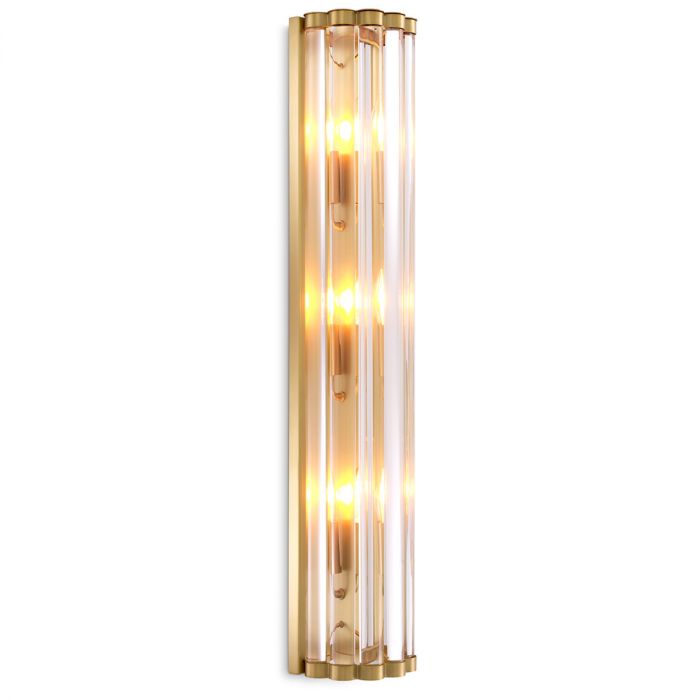 Wall Lamp Amalfi antique brass finish