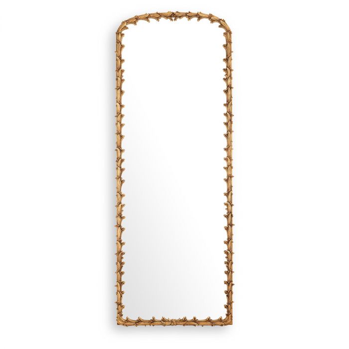 Mirror Guinevere L antique gold finish