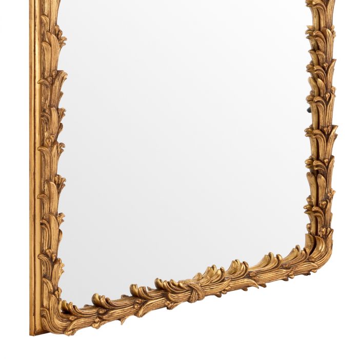 Mirror Guinevere L antique gold finish