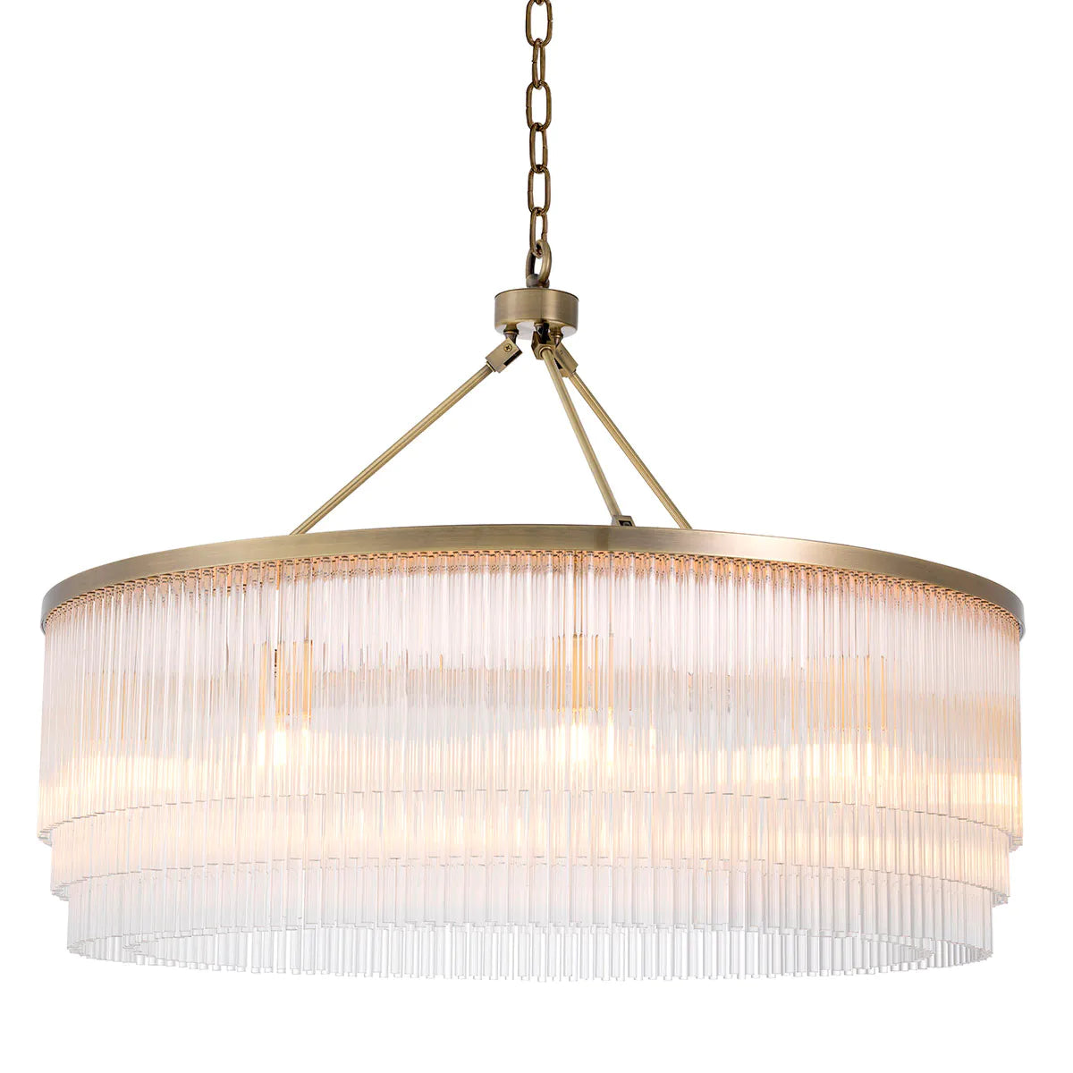 Glass Layered Chandelier L Hector | Eichholtzmh.com
