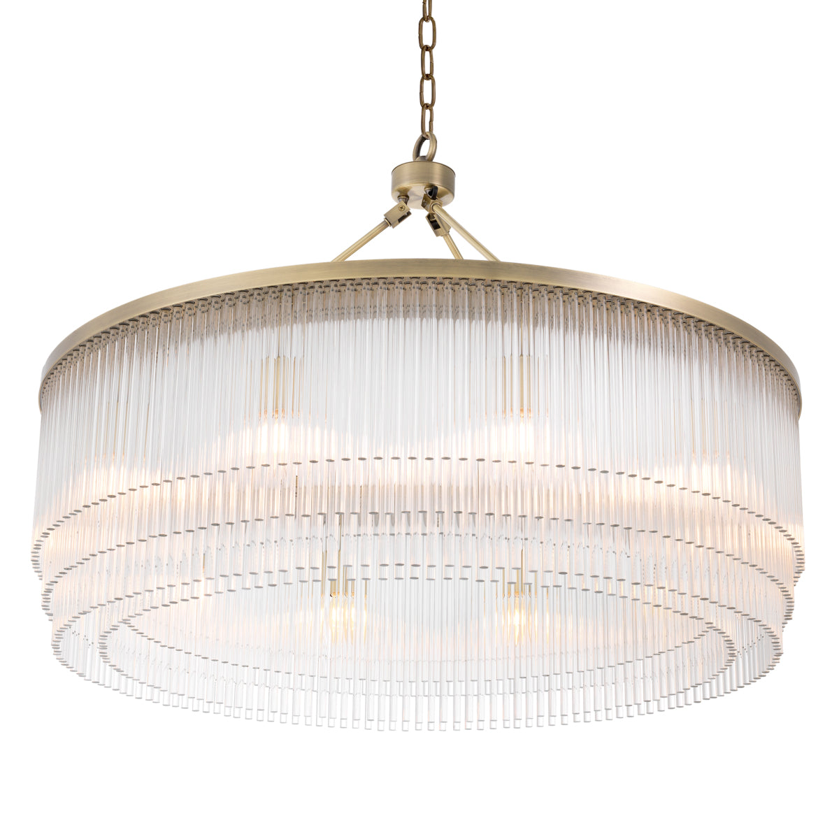 Glass Layered Chandelier L Hector | Eichholtzmh.com