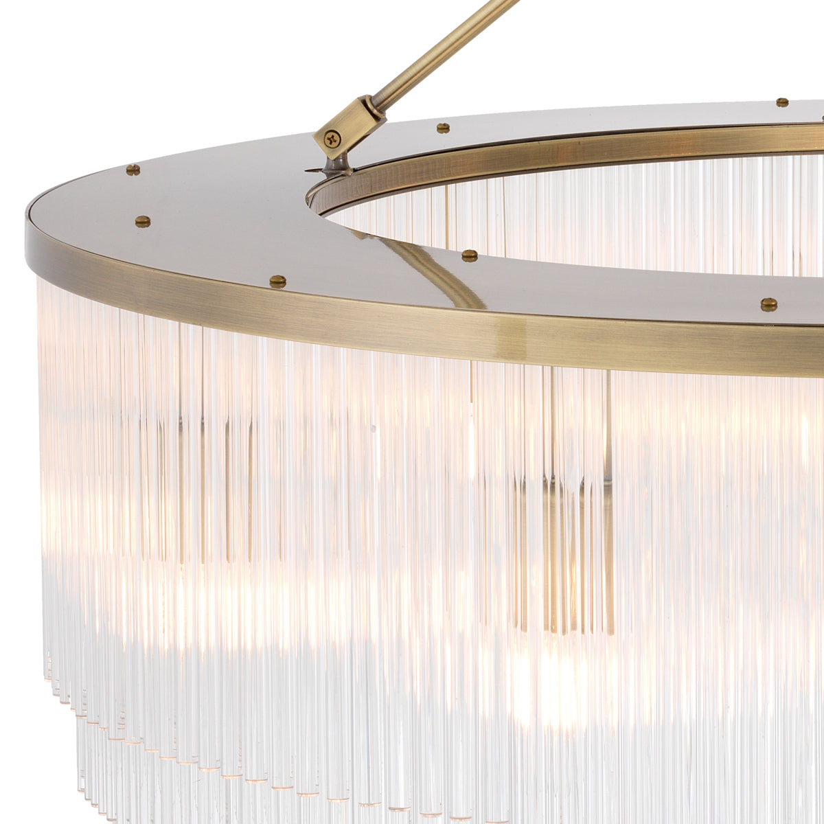 Glass Layered Chandelier L Hector | Eichholtzmh.com
